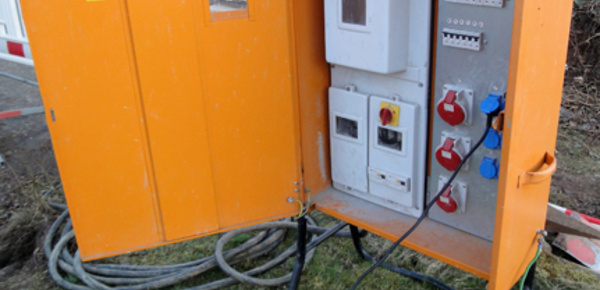 Baustrom bei Dendl Elektro GbR in München
